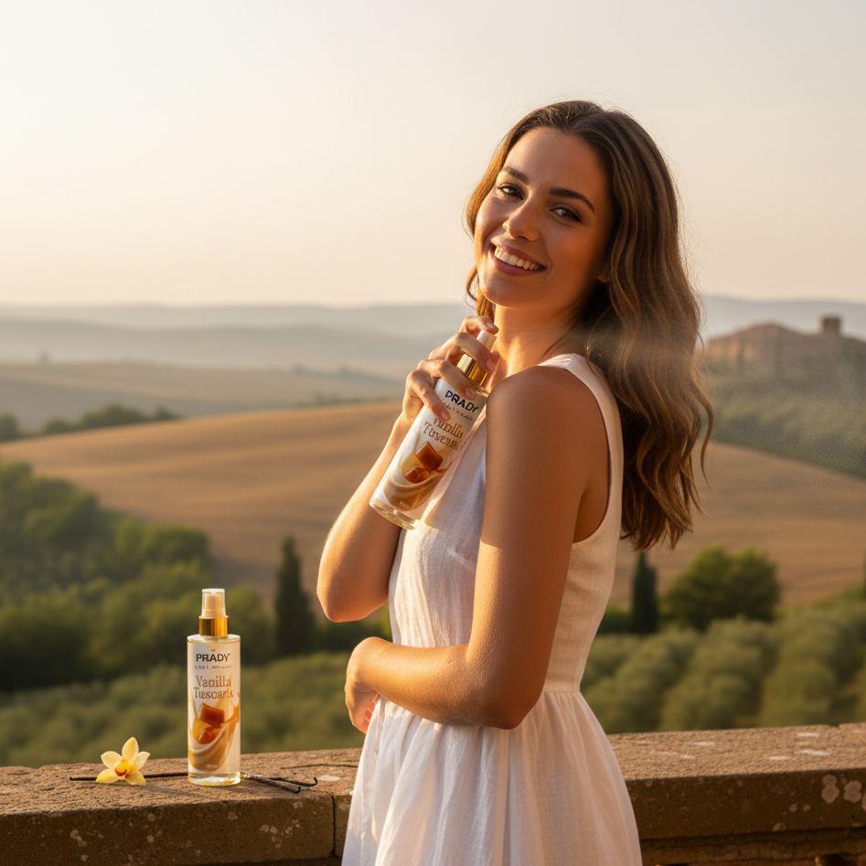 Brume Corps et Cheveux Vanille Tascana 220ml - Prady