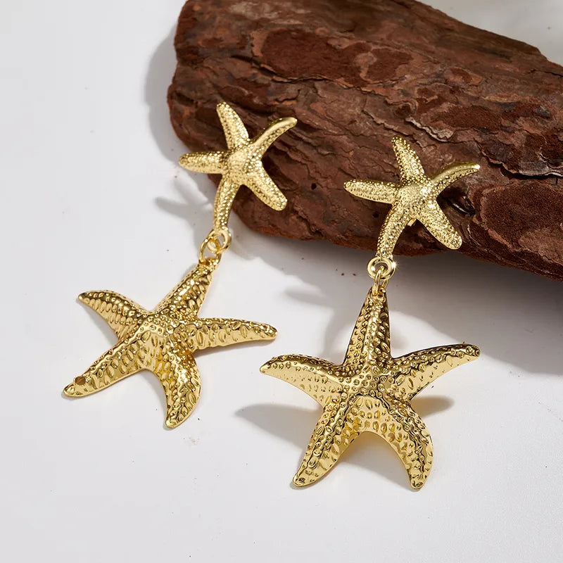 Boucles d’oreilles étoile de mer