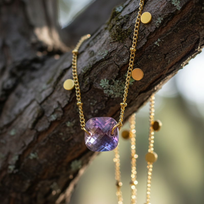 Collier Élégance Améthyste
