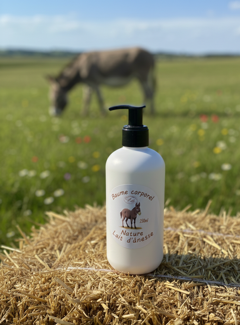 Baume Corporel au Lait d'Anesse Bio 250 ml