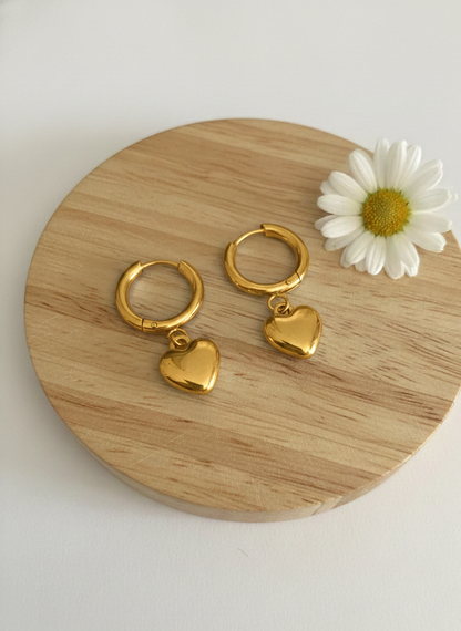 Boucles d'oreilles CLARA doré ou argenté