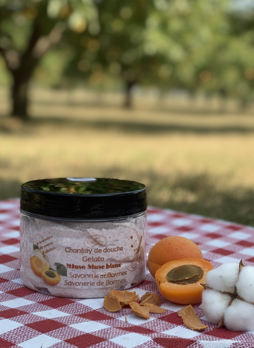 Crème de Douche Moussante & Exfoliante Musc Blanc