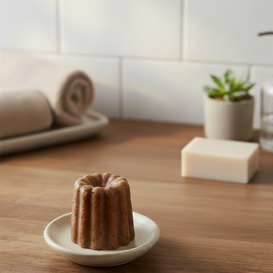 Gros cannelé savon exfoliant 60 g Café spéculoos