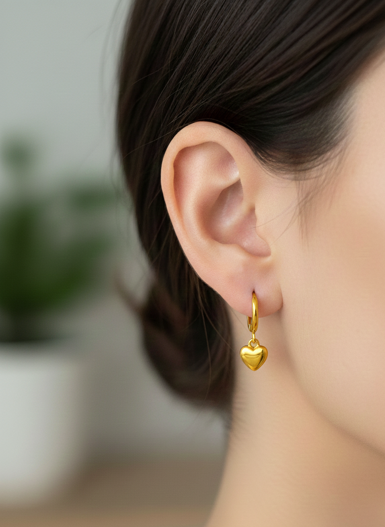 Boucles d'oreilles CLARA doré ou argenté