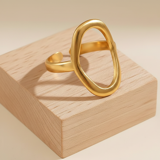 Bague Ovaline  Doré