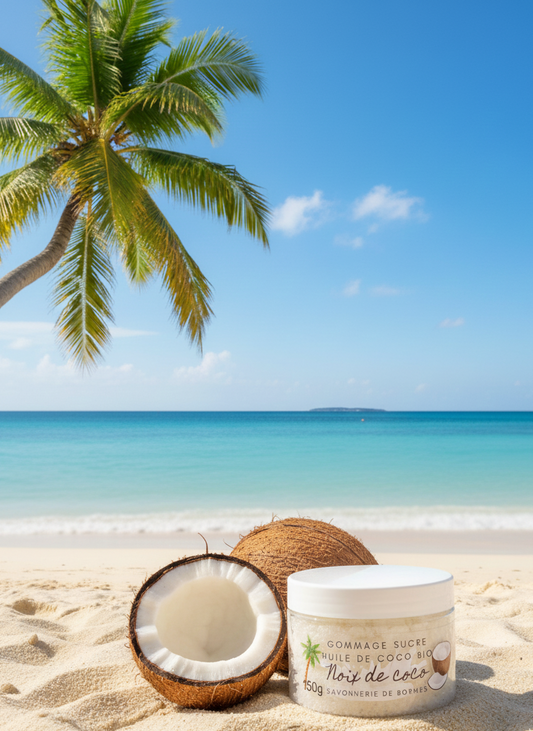 Gommage Exfoliant Corps Sucre & Huile de Coco Bio