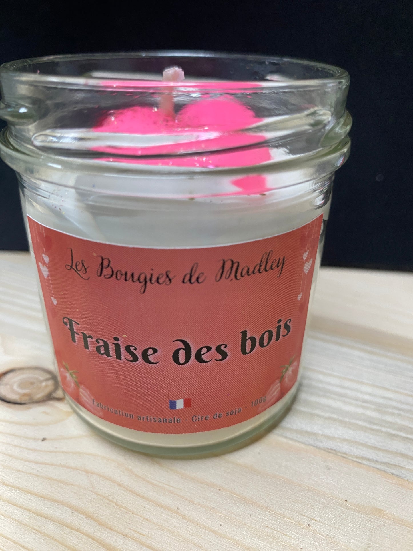 Bougies  Fraise des bois