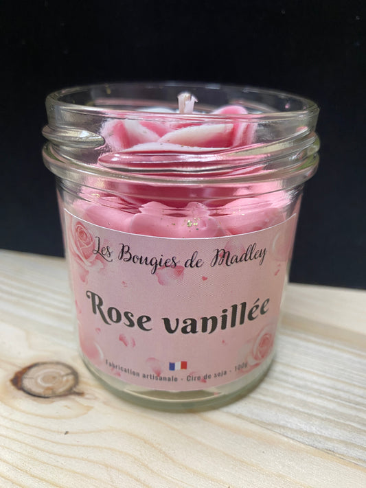 Bougies  Rose Vanille