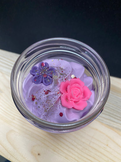 Bougies  Violette et Rose