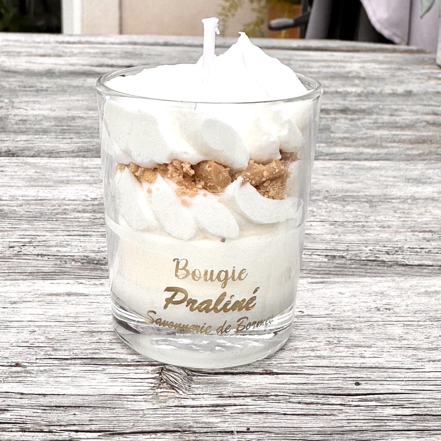 Mini bougie pâtissière 60 g Praliné